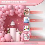 Round Cylinder Pedestal Stand, 3 Pcs White Cylinder Stands for Party, Dessert Cake Table Display Pillars Integrated Structure and DIY Fun for Wedding Birthday Banquet Baby Shower Parties Decor Etc - Image 3