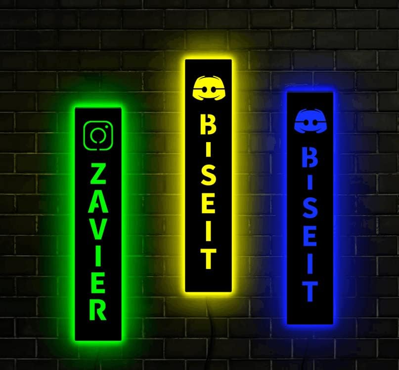 Personalized Game Room Name Neon Sign Panels Wooden Decoration For Gamers, Birthday Gift, Led Lights for Gaming Room, Gaming Zone Led Wall Decor - Image 4