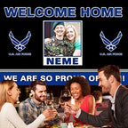 Custom Welcome Home U.S. Air Force/United States USAF Banner,Sign(6x9ft) - Image 6