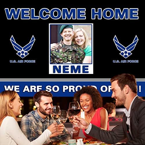 Custom Welcome Home U.S. Air Force/United States USAF Banner,Sign(6x9ft) - Image 6
