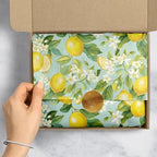 Jillson & Roberts 20" x 30" Printed Gift Tissue, Lemon Tree (48 Folded Sheets) - Image 4