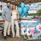AmazingSpark 28in Giant Gender Reveal Gift Box Kit, Fishing - Image 5