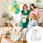 50Pcs Leaf Baby Shower Bottle Opener Favors for Guests Cute Magnetic Handheld Bottle Openers with Organza Bags and Thank You Cards, for Gender Reveal Theme Party Decorations Rerurn Gift Souvenirs - Image 7