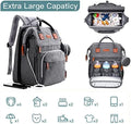 ISMGN Diaper Bag Backpack with Changing Station, Baby Bag for Mom, DeepGrey by ISMGN