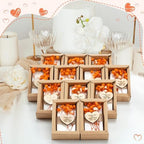 Demissle 30 Pcs Mini Scent Soap Party Favor Baby Shower Favor, orange,novel - Image 5