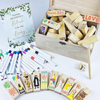 101pcs Fun Baby Shower Games Sign Kit, Baby Blocks for Baby Shower, 2 ways - Image 3