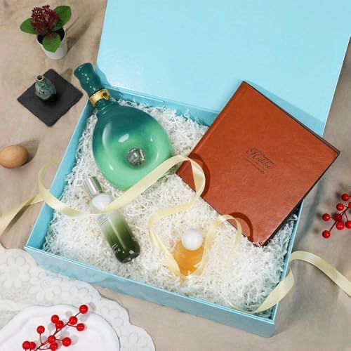 Extra Large Gift Box 3 Pack 16.5x14x5.5 Inches,Blue Gift Boxs for Presents with Lid Magnetic Closure Collapsible,Groomsman Proposal Box,Birthday, Christmas,for Clothes and Large Gifts - Image 5