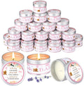 MTLEE Bear 24 Pcs Baby Shower Party Favors Candles Lavender Scented Baby Shower Favors for Guests Rustic Tealights Candles Gender Reveal Return Gifts(Pink, 1.2 oz) by CelebrateEveryMoment