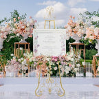 1 Pack Gold Wedding Easel Stand 57'' Display Stand, Ornate - Image 6