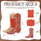 Novabright 6 Pcs Wooden Centerpiece for Tables Western Cowboy Theme Baby Shower Decorations Tabletop Flower Boxes Party Favor for Birthday Gathering Family Celebration(Boots) - Image 3
