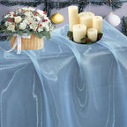 15 Yard Organza Fabric 44" Wide for Wedding Event Décor - Baby Blue by MDS