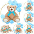 6 Sets Bear Table Centerpieces for Baby Shower Gender Reveal, Blue by VercanMonth