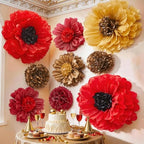 Alecono 9 Pcs Giant Paper Flowers Decorations for Wall (24", 20", 14") by AleconoBetterYourLife