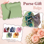 Kacctyen 50 Pack Mini Leather Purse Gift Bags PU Wedding, Elegant Color - Image 4