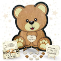 Teddy Bear Baby Shower Guest Book Alternative, Wooden Sign-in Drop Box by GIFTSH0PBYHELEN