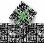 AOFUN Wrapping Papper Wrapping Paper Birthday Wrapping Paper One Roll Happy Anniversary Wrapping Paper Baby Christmas Wrapping Paper 3 Rolls 58" x 23" - Image 2