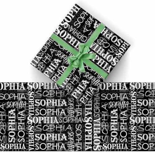 AOFUN Wrapping Papper Wrapping Paper Birthday Wrapping Paper One Roll Happy Anniversary Wrapping Paper Baby Christmas Wrapping Paper 3 Rolls 58" x 23" - Image 2