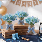 Daifunli 6 Sets Blue Jean Baby Shower Centerpieces for Table - Image 2
