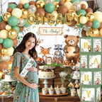 Party Inspo Woodland Baby Shower Decorations, Forest Animal Baby Shower Party Supplies, Neutral Theme Gender Reveal Party Ideas - Image 6