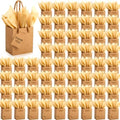 Sherr 200 Pcs Mini Gift Bags Bulk, Extra Small Brown Kraft Paper Bag with Card and Handle, 4x2.8x4.5 Tiny Little Gift Box with Tissue Paper for Birthday, Party Favor, Wedding, Baby Showers, Business by Sherr