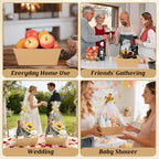 6 Set Sturdy Kraft Gift Baskets Empty Kit for Women, Men, Natural Wood Tone - Image 5