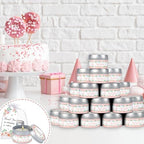 50Set Baby Shower Candle Party Favors Pink Flower Lavender Scented Candles Bulk Favors for Guests Girl Boy Baby Shower Gender Reveal Party Gifts (Pink Flower) - Image 6