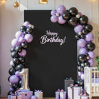 Wedding Arch Cover Black 6.6FT x 4FT Square Arch Backdrop Covers Stretchy Spandex Fitted Square Backdrop Cover for Birthday Party Wedding Ceremony Banquet Decoration - Image 2