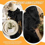 20 Pack Cheesecloth Table Runner - 17x108 Inch Black Boho Gauze Cheese Cloth Table Runners for Baby Bridal Shower Decoration Wedding Party Summer Garden Farmhouse - Image 5