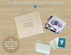 First Year Photo Album Kit “Baby is Here”, All-in-one bundle: Printed Photos + Baby Boy Journal Cards + Beige Photo Album + Digital Workbook with advice to get it done simple and meaningful - Image 2