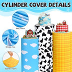 Mindsoft 3 Pack Story Themed Cylinder Covers for Party - Image 4