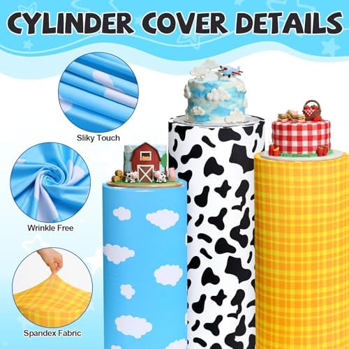 Mindsoft 3 Pack Story Themed Cylinder Covers for Party - Image 4