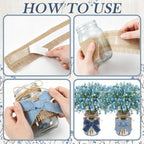 Daifunli 6 Sets Blue Jean Baby Shower Centerpieces for Table - Image 5