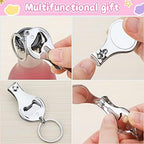 Minatee 50Set Baby Shower Bottle Openers Nail Clipper for Guest, Girl Foot - Image 4