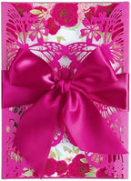 20 PCS Butterfly Quinceanera Invitation, Laser Cut Invitation Cards by FEIYI