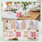 Wesiti Baby Shower Booties Centerpiece,Pink,Sage Gree,White - Image 5