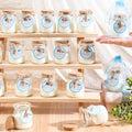 Threlaco 20 Pcs Elephant Baby Shower Favor Candle Glass Jar by Threlaco