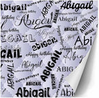 AOFUN Wrapping Papper With Name/Date Personalized Name Gift Kids Christmas Gift Wrap Mens Wrapping Paper Christmas Cool Wrapping Paper 3 Rolls 58" x 23" - Image 3