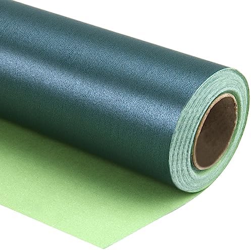RUSPEPA Green Matte Wrapping Paper - Solid Color Pearly Lustre Paper Perfect for Wedding, Birthday, Christmas, Baby Shower - 30 Inches x 100 Feet by RUSPEPA