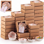 Teenyyou 50 Sets Wedding Favors for Guests Small Ceramic Bowl Bulk Gift Set by Teenyyou