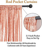 ShinyBeauty Blush Sequin Backdrop Curtains, 4 Panels, 2FTx8FT, Sparkle Photo Booth Backdrop - Image 4