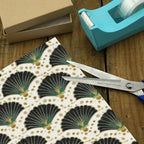pnyoin Merry Christmas Wrapping Paper Roll,Elegant Fan Art Green Gift Wrap Perfect for Xmas,Birthday,Weddings, Brides, Holidays, Baby Showers，58 x 23 inches,5 Roll - Image 5