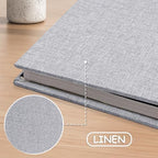 Large Photo Album Scrapbook, Holds 4x6, 8x10 Pictures, Self-Adhesive Pages for Baby, Wedding, Travel & Family Memories, Includes Metallic Pen & Scraper, DIY Memory Book for Gifts 11" X 10.8" 60 Pages - Image 4