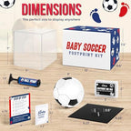 Circa Print Baby Soccer Ball Handprint Kit, Ink Pad for Hand and Footprints - Unique Keepsake for Dads, Shower Present for Moms, Newborn Gift - Image 5