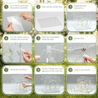 Junkin Acrylic Wedding Card Box with Lock, Clear Large Money Envelope Box - Image 4