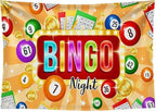 20X10FT Bingo Night Backdrop Banner Bingo Game Night Party Decorations Contest Cards Gold Coins Photo Background for Man Boys Gamer Gaming Night Party Supplies - Image 7