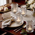 24PCS Clear Votive Candle Holders - Image 7