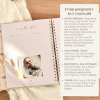 Peachly Unisex Baby Memory Book - First Year Baby Book Keepsake - Forest - Image 5