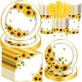 Funnymoom 400 Pcs Sunflower Party Supplies for 50 Guests by Funnymoom