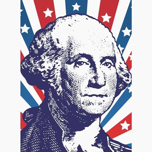 CafePress George Washington Greeting Cards Greeting Card (20-pack), Note Card with Blank Inside, Birthday Card Matte - Image 3