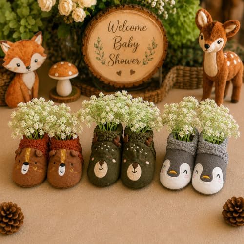 18 PCS Woodland Baby Shower Decorations, Woodland animal table Centerpieces by AFEWD